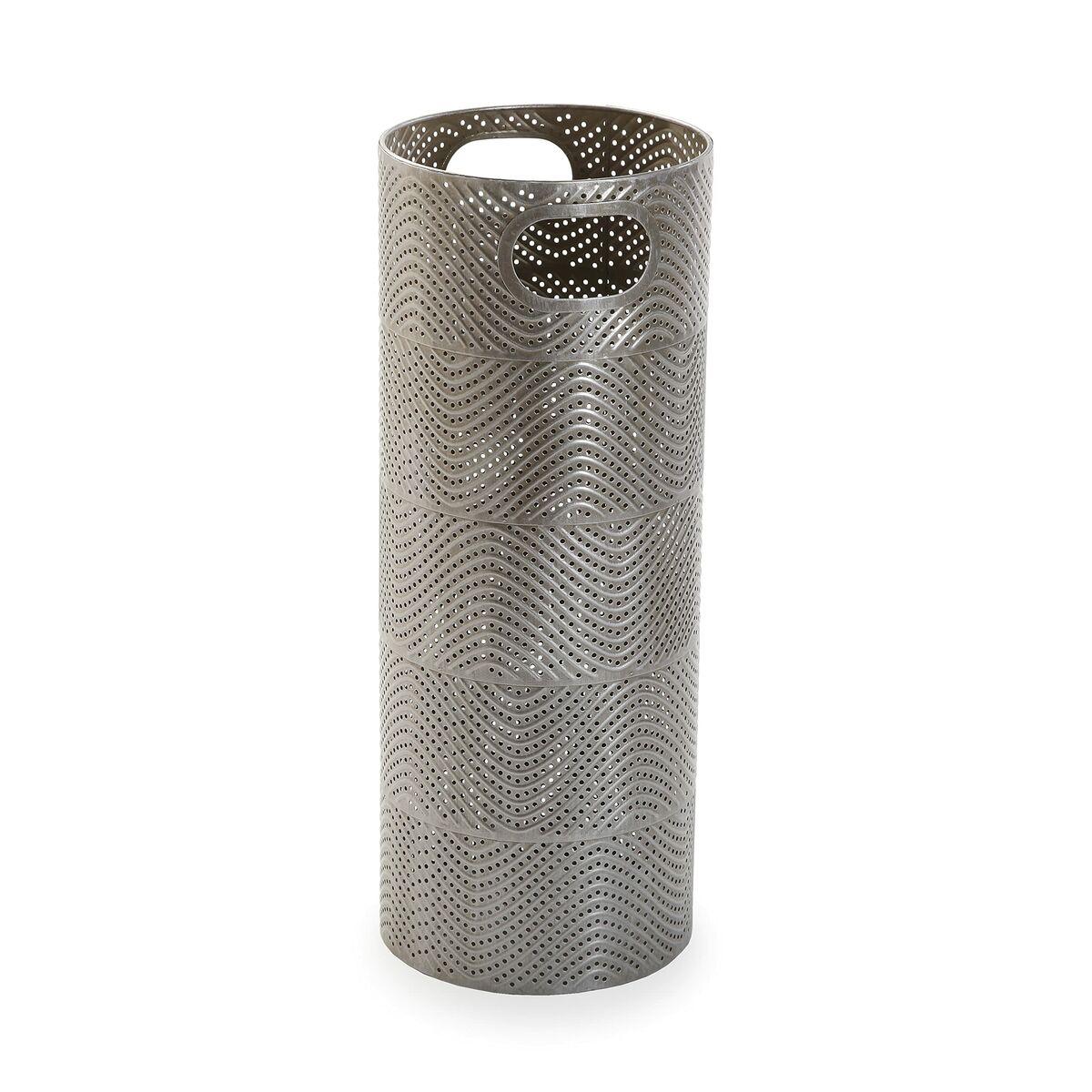Paragüero Versa Lena Plateado 20 x 53 x 20 cm