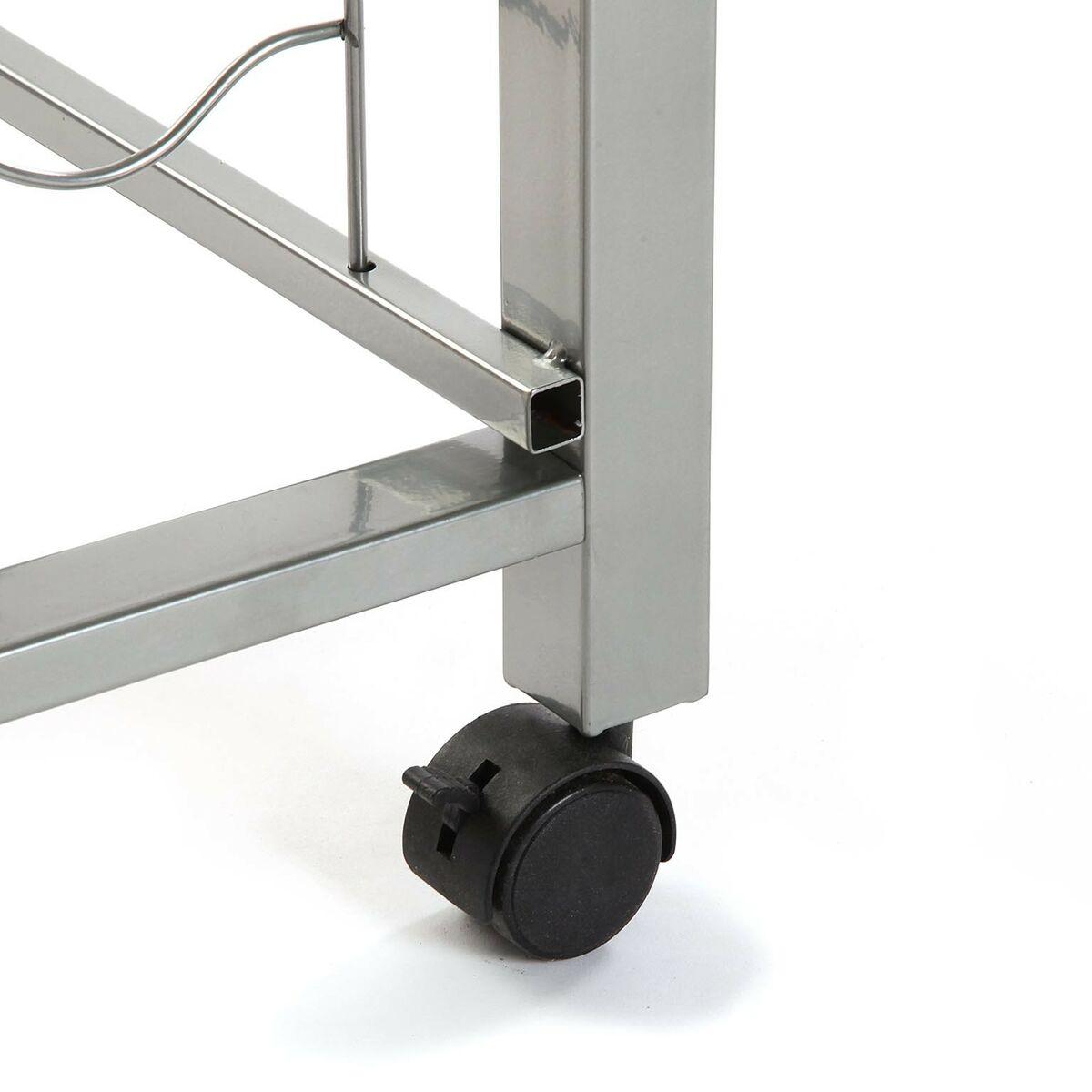 Carrito Verdulero Versa Gris PVC 40 x 82 x 40 cm