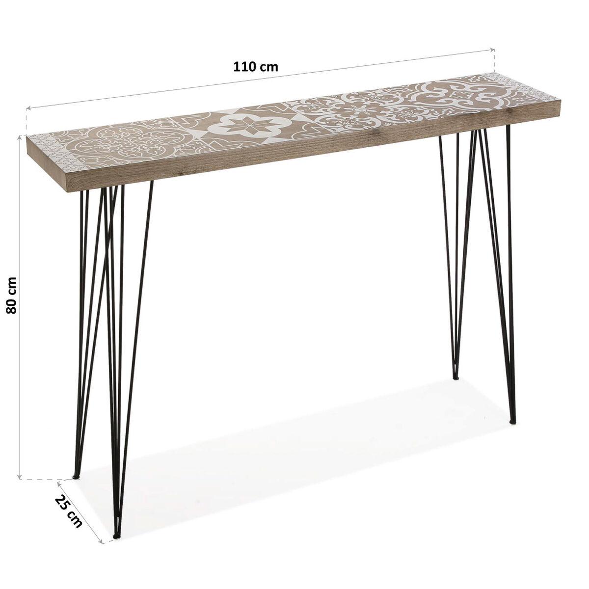 Consola Versa Dallas 25 x 80 x 110 cm