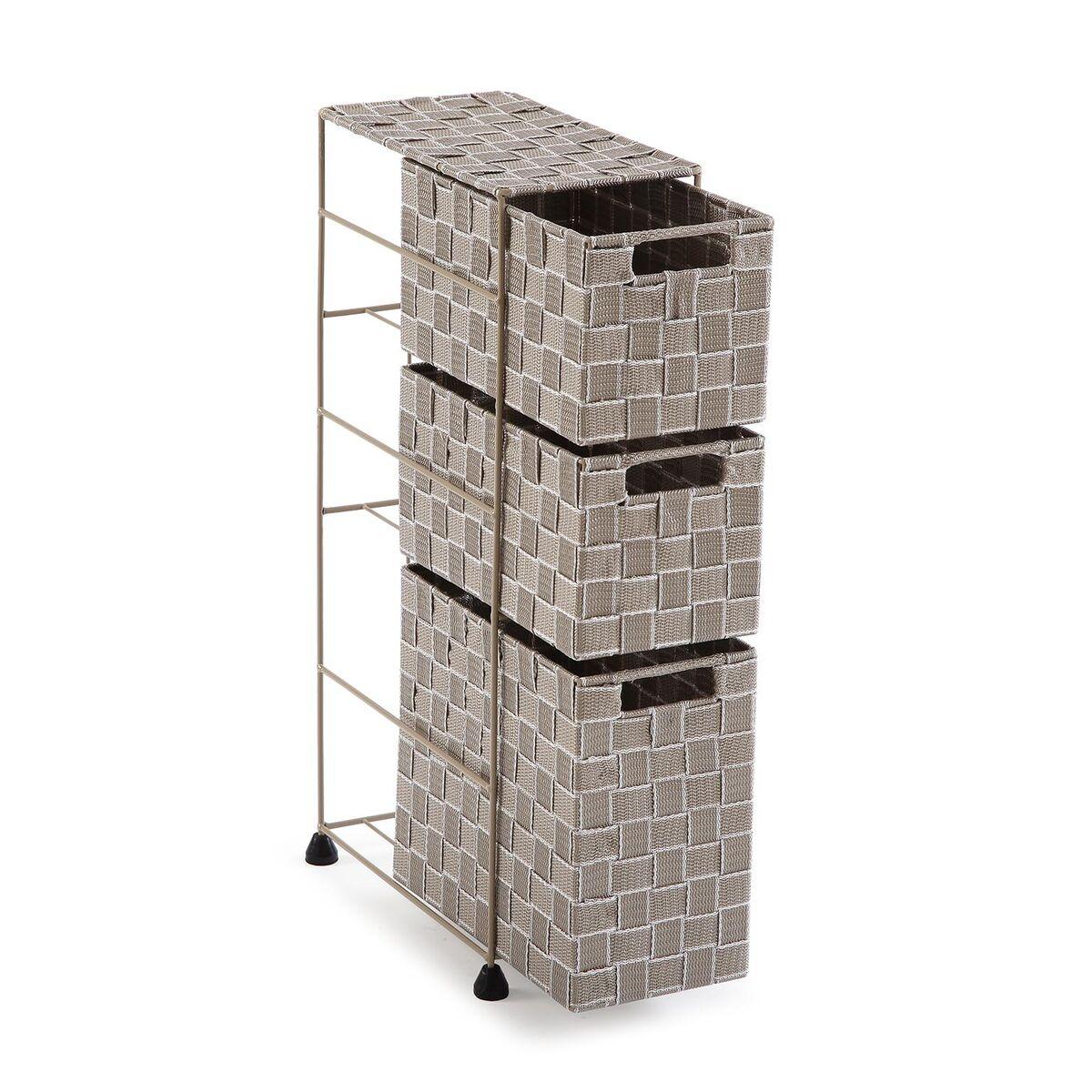 Estantería de Baño Versa Beige 28 x 57 x 15,5 cm