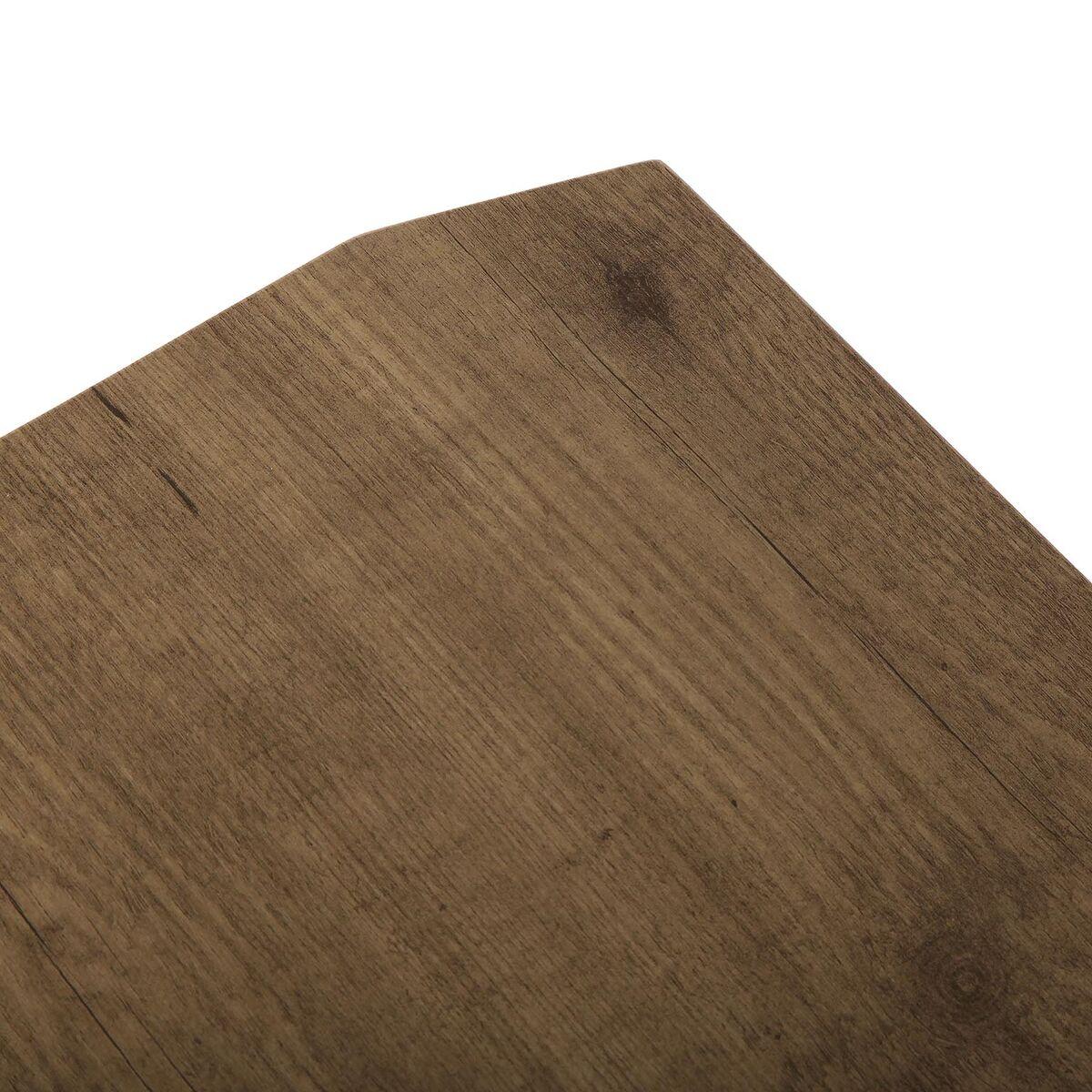 Juego de 2 mesas Versa Tulsa Negro Metal Madera de pino 45 x 50 x 45 cm