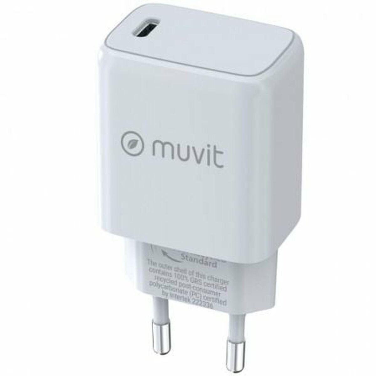 Cargador de Pared Muvit MCACC0014 30 W Blanco