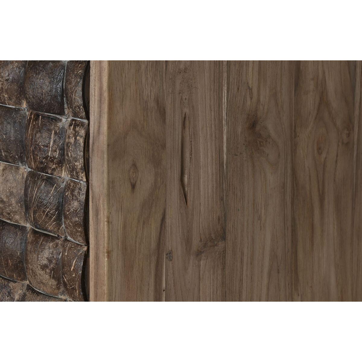 Armario Home ESPRIT madera de teca Fibra de coco 85 X 40 X 185 cm