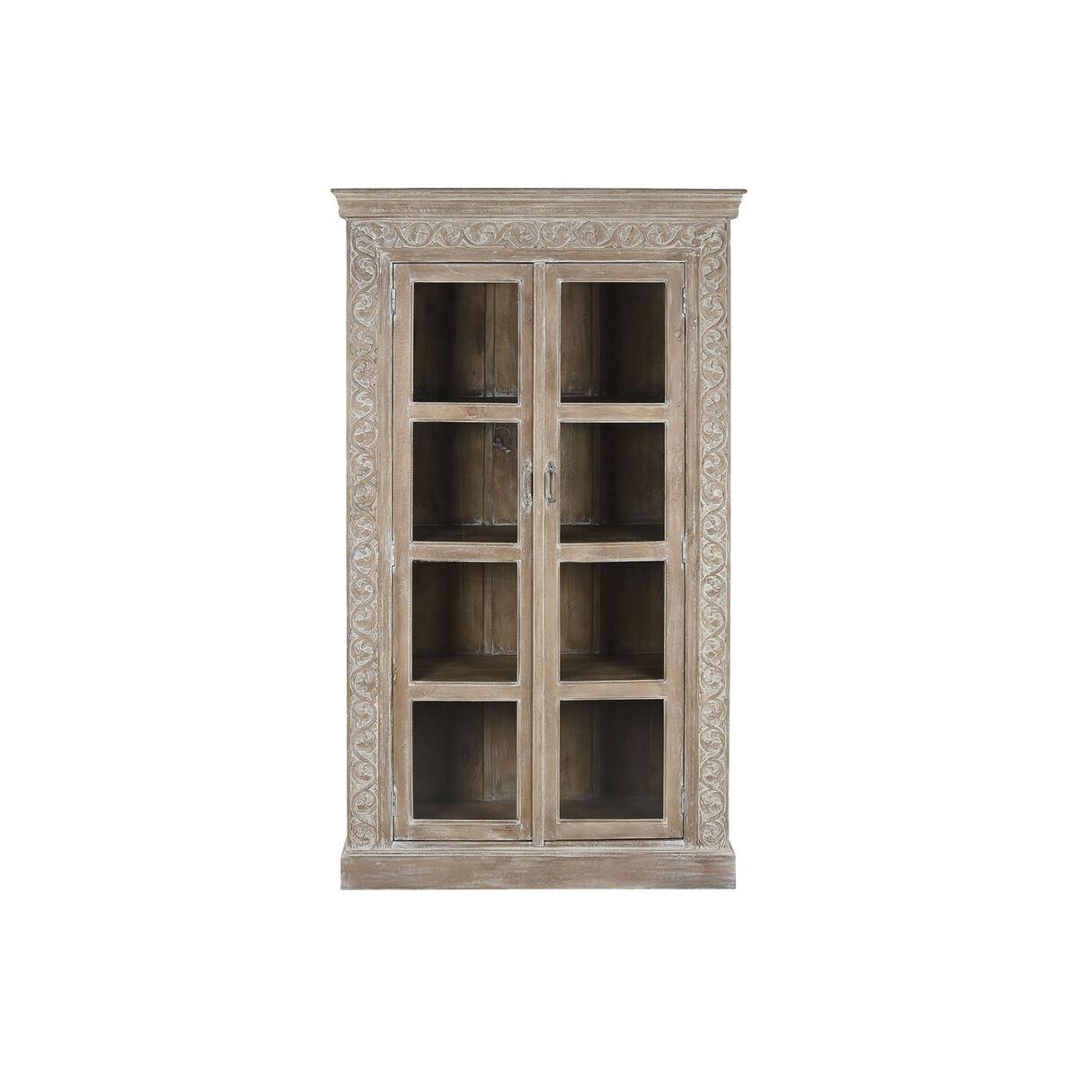 Vitrina Home ESPRIT Blanco Madera de mango 120 X 44 X 210 cm