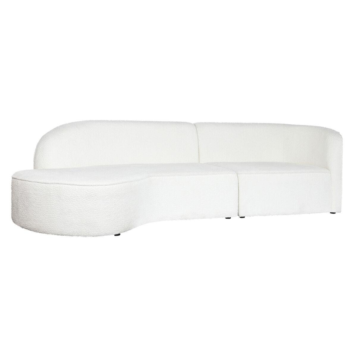 Sofá Home ESPRIT Blanco Moderno 299 x 107 x 73 cm
