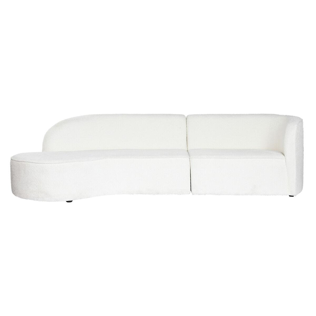Sofá Home ESPRIT Blanco Moderno 299 x 107 x 73 cm