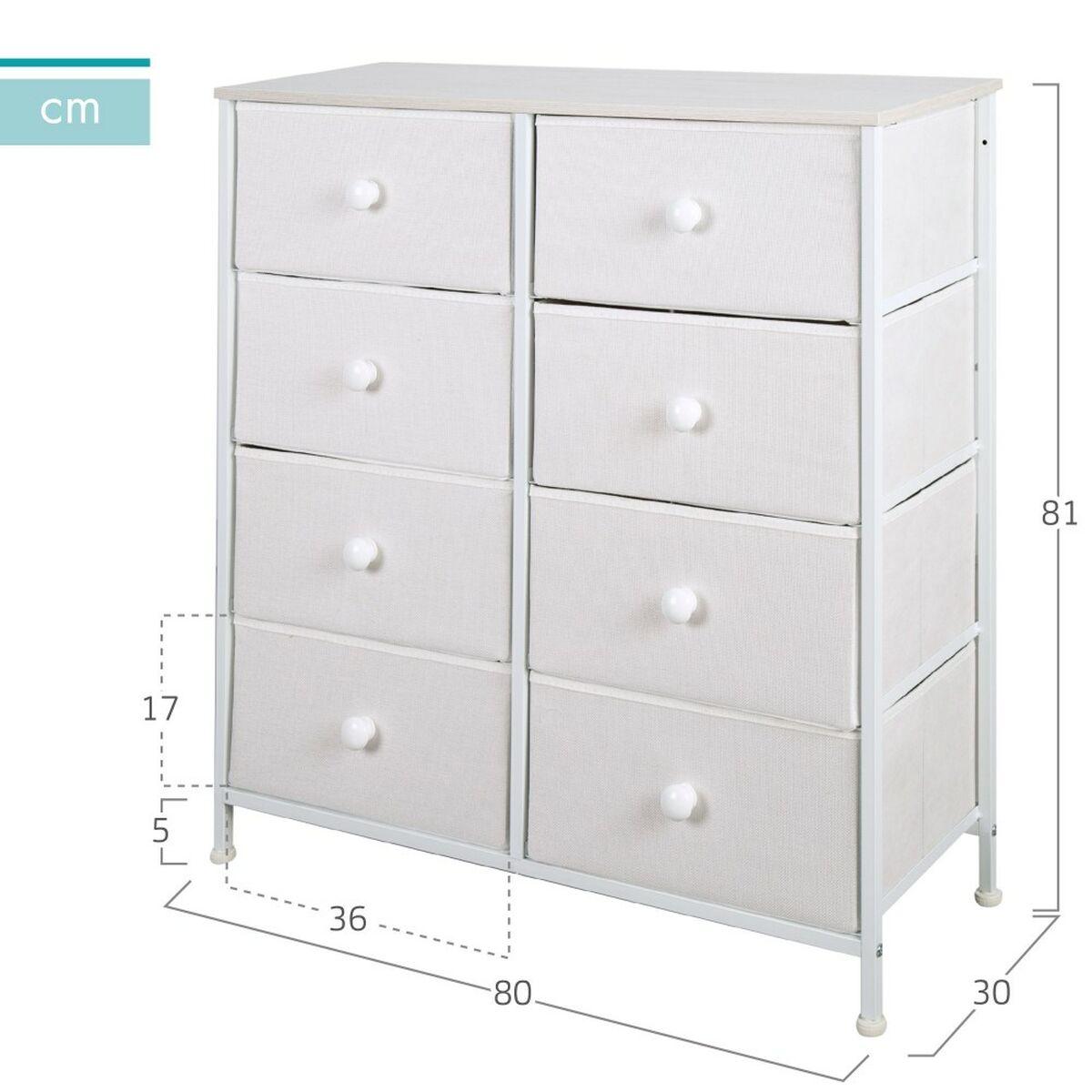 Cómoda Max Home Blanco 80 x 81 x 30 cm