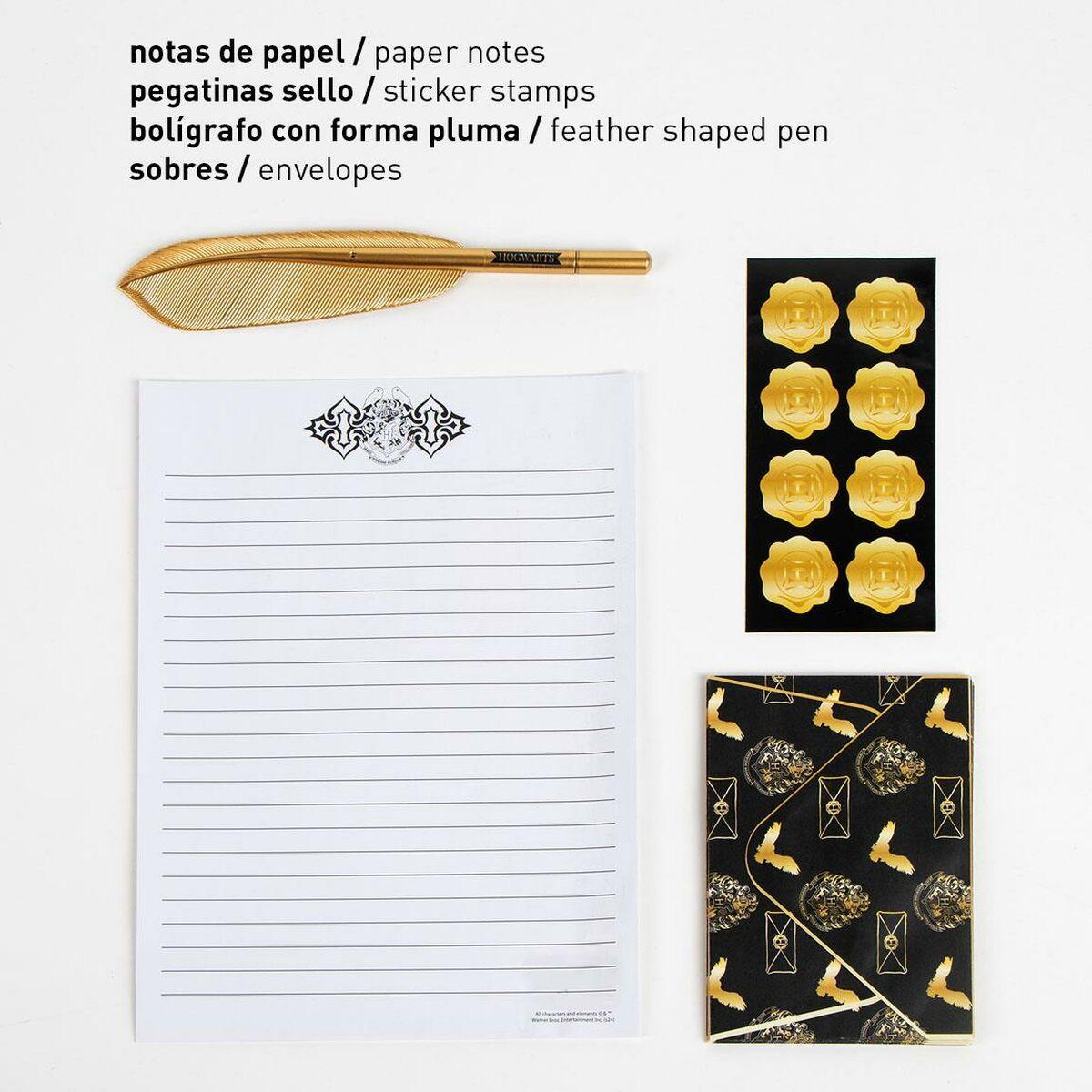 Set de Papelería Harry Potter Blanco