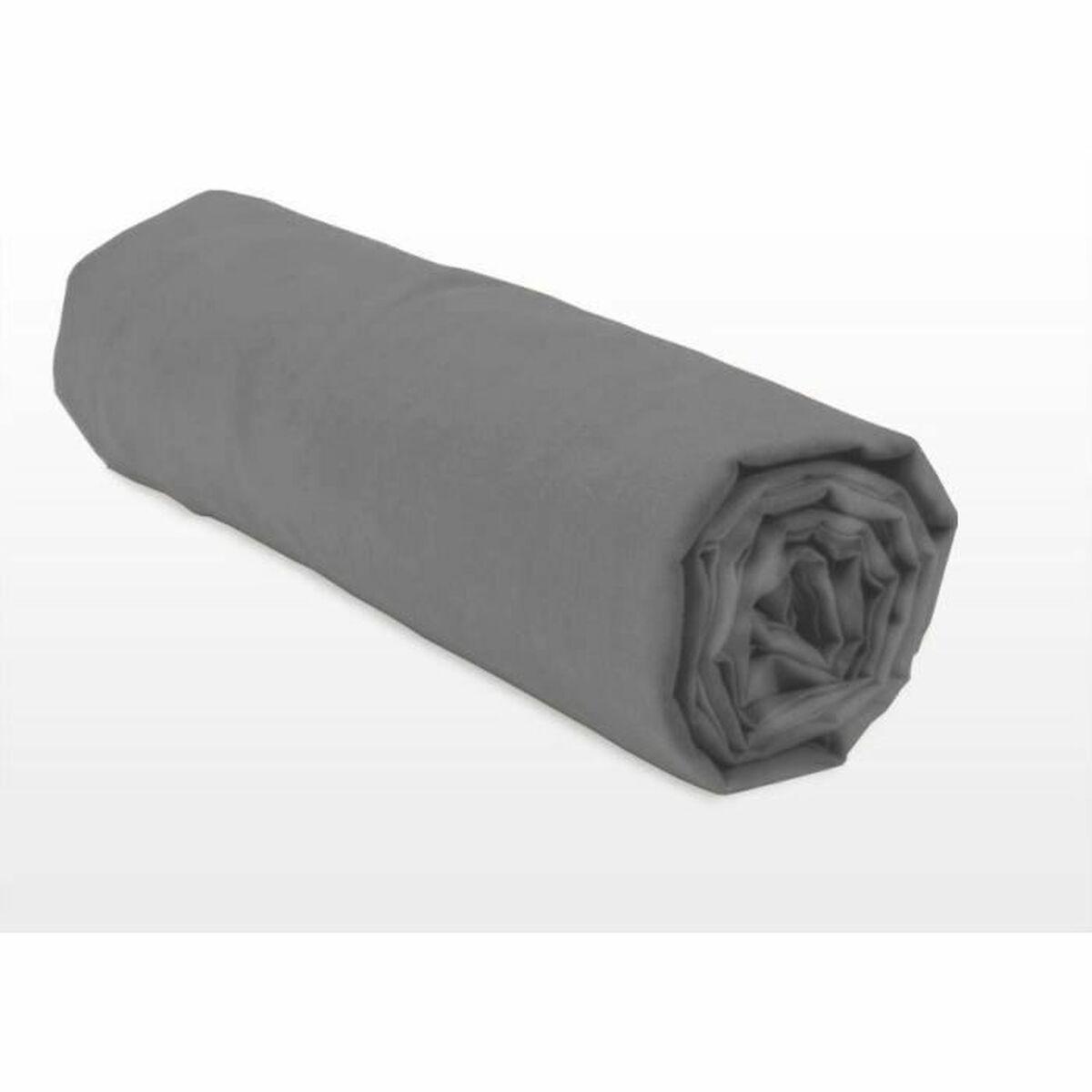 Sábana Bajera Ajustable HOME LINGE PASSION HP71766 Gris Antracita 140 x 190 + 30 cm