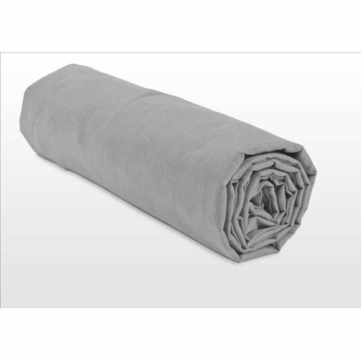 Sábana Bajera Ajustable HOME LINGE PASSION HP71765 Gris Gris claro 140 x 190 + 30 cm