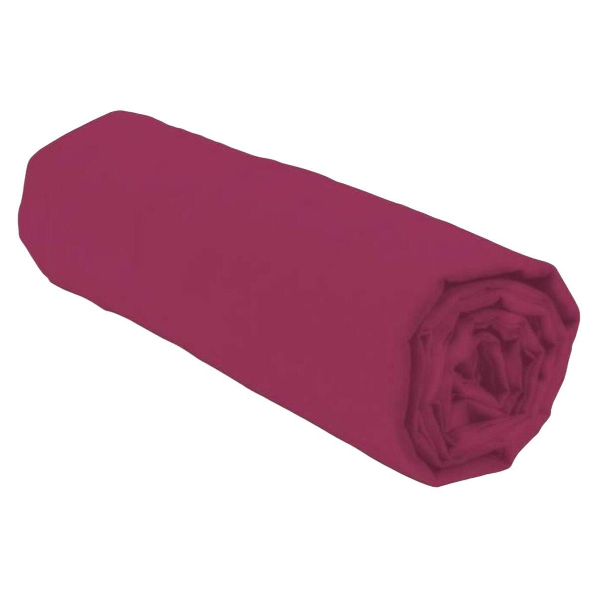 Sábana Bajera Ajustable Lovely Home LH71614 Fucsia Rose 180 x 200 + 25 cm