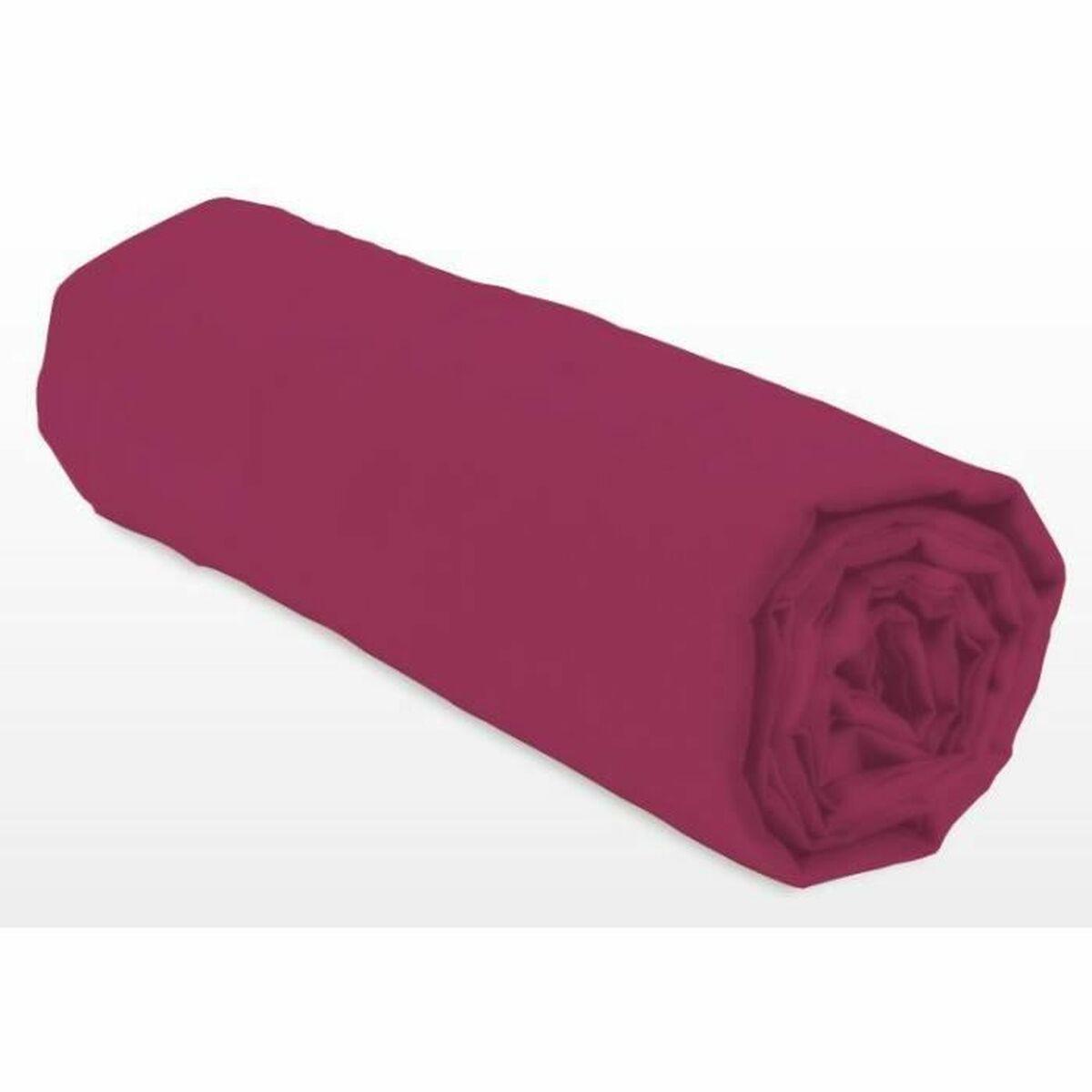 Sábana Bajera Ajustable Lovely Home LH71614 Fucsia Rose 180 x 200 + 25 cm