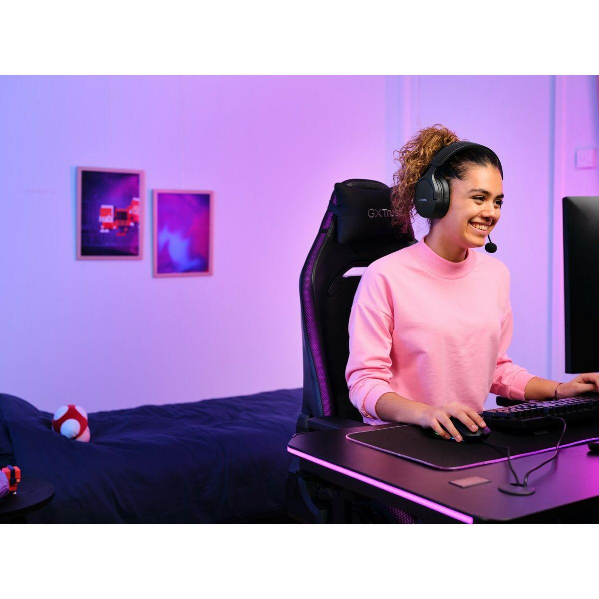 Auriculares con Micrófono Gaming Trust GXT 491 Fayzo Negro