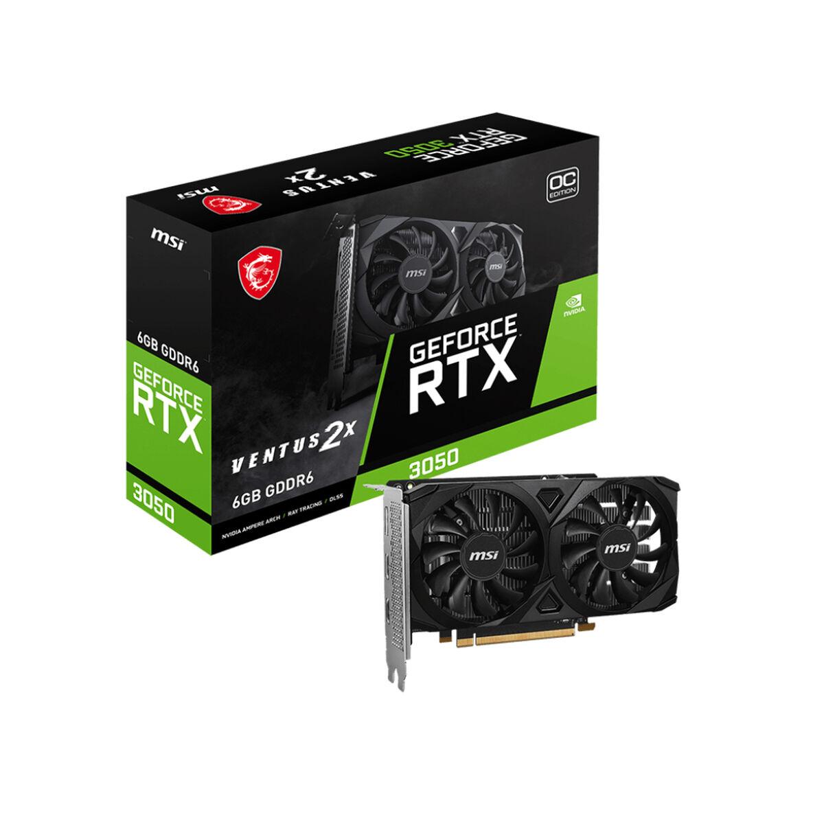 Tarjeta Gráfica MSI 912-V812-056 Nvidia GeForce RTX 3050 6 GB GDDR6
