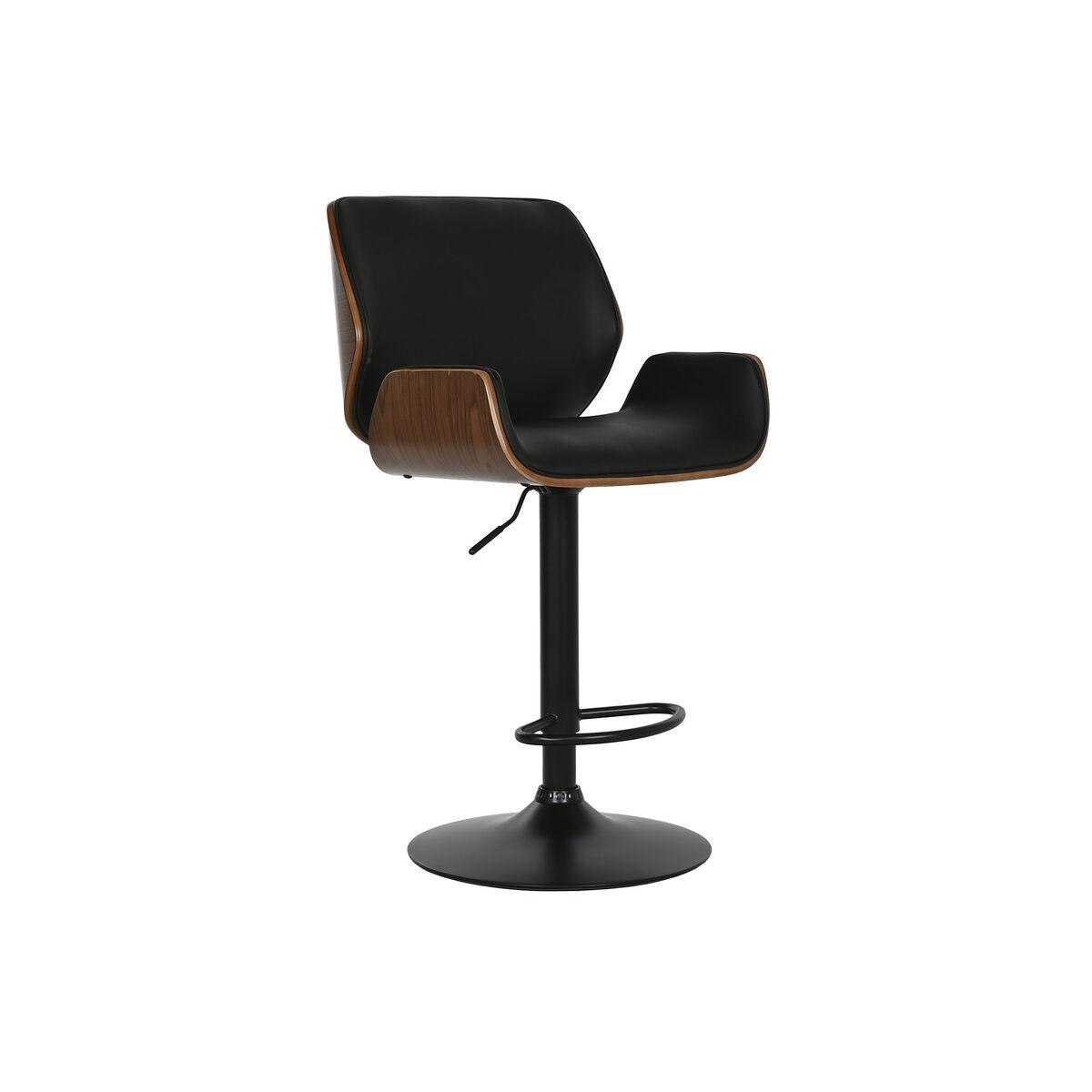Taburete Home ESPRIT Negro Madera 52 X 51,5 X 96 cm