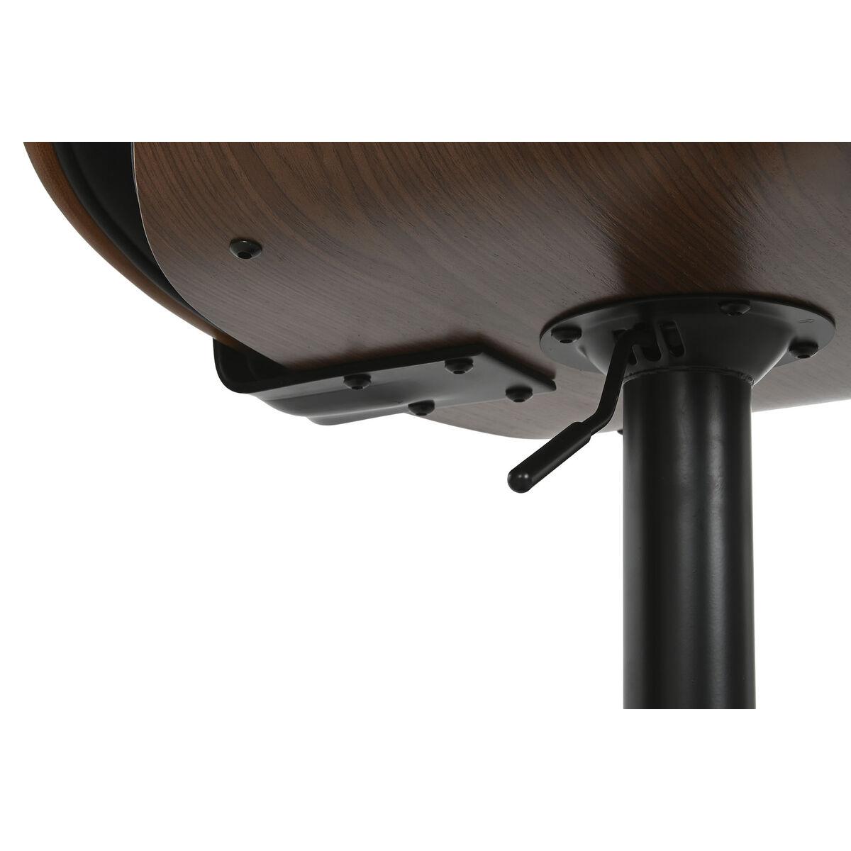 Taburete Home ESPRIT Negro Madera 52 X 51,5 X 96 cm