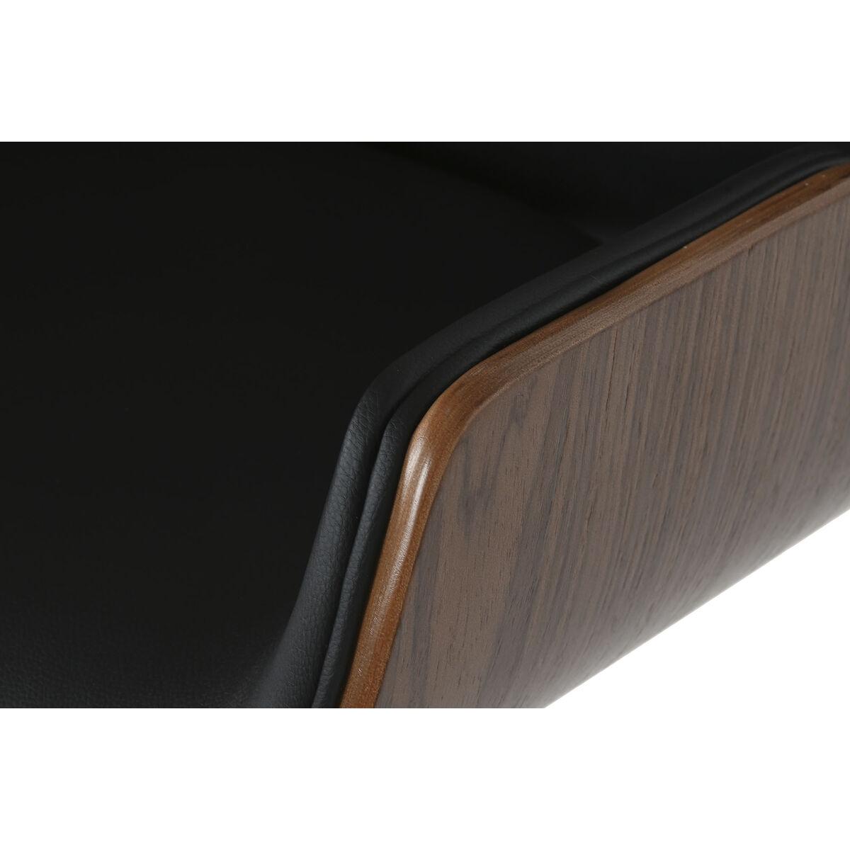 Taburete Home ESPRIT Negro Madera 52 X 51,5 X 96 cm
