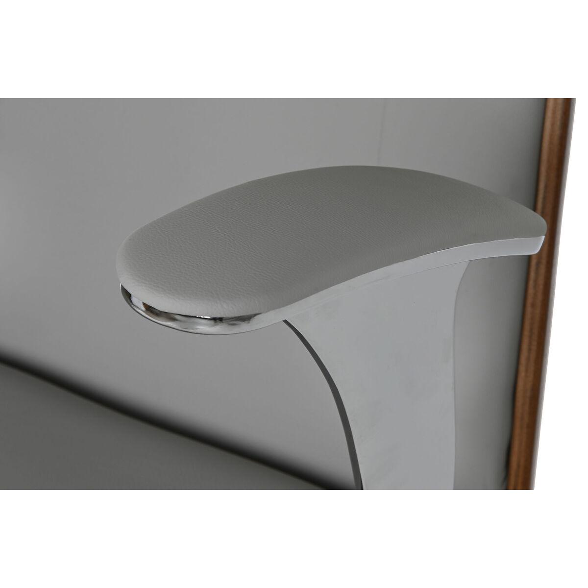 Silla de Oficina con Cabecero Home ESPRIT Beige Marfil