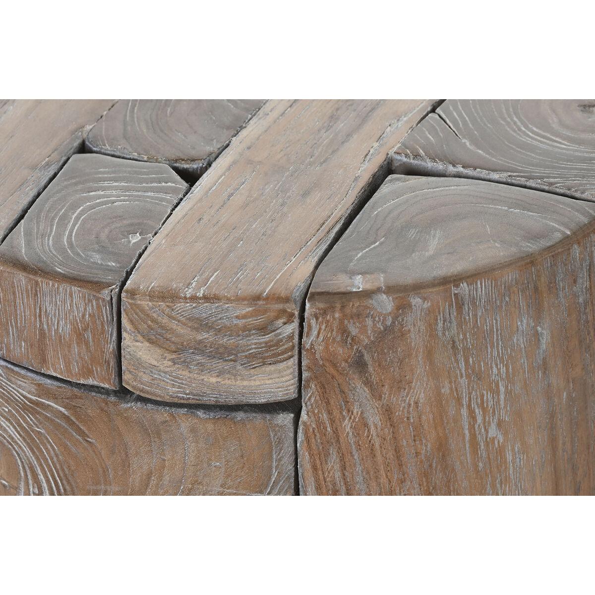Mesa auxiliar Home ESPRIT Natural 40 x 40 x 45 cm