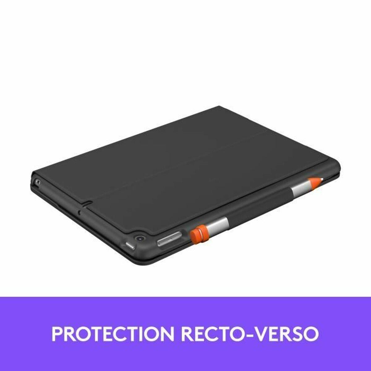 Funda para Tablet Logitech Slim Folio Grafito AZERTY