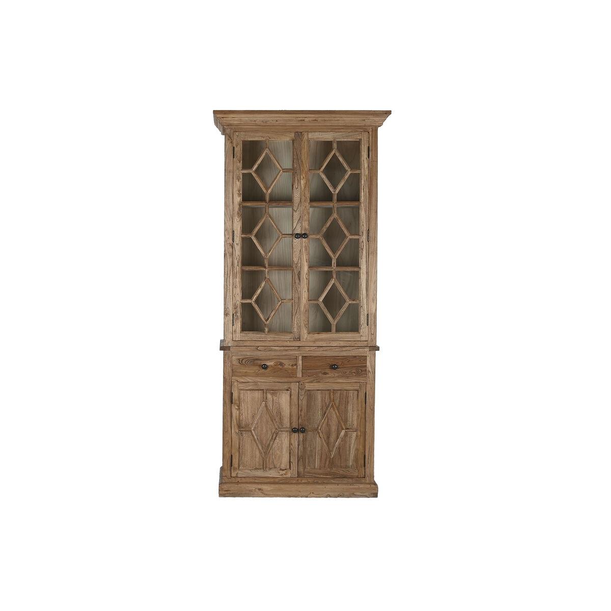 Vitrina Home ESPRIT Natural Madera Reciclada Madera de olmo 100 X 45 X 220 cm