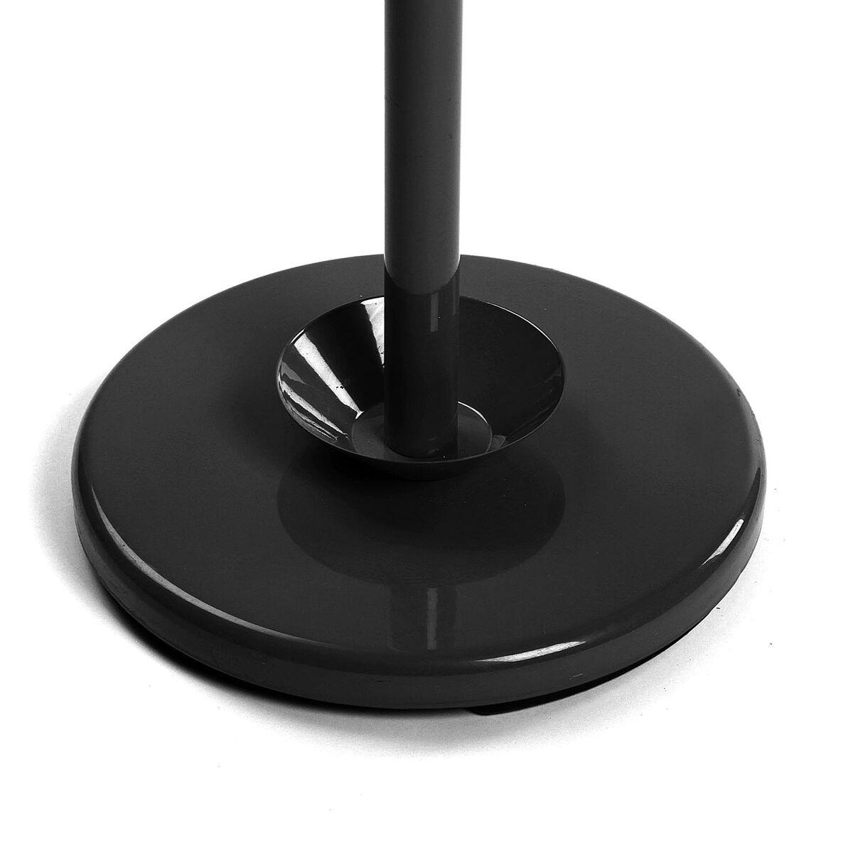 Perchero de Pie Versa Derby Negro Metal Minimalista 30 x 185 x 30 cm