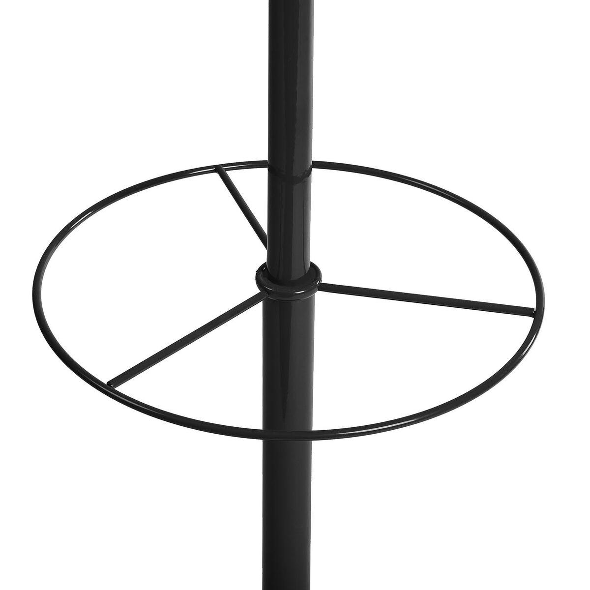 Perchero de Pie Versa Derby Negro Metal Minimalista 30 x 185 x 30 cm