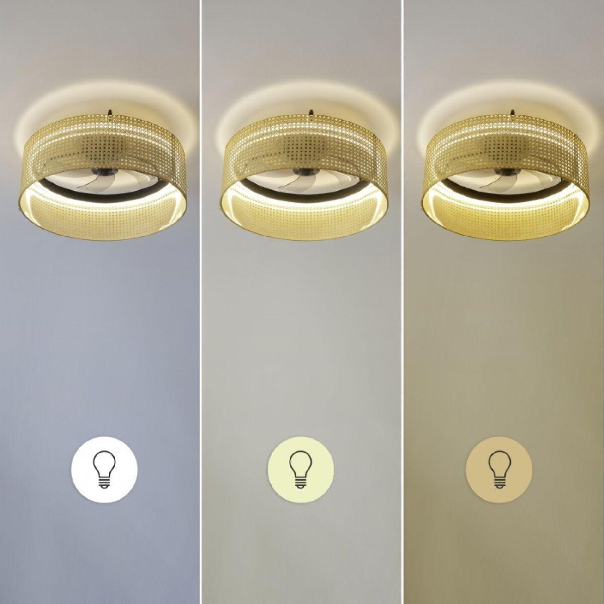 Ventilador de Techo con Luz Cecotec EnergySilence LampAero 600 Beige 20 W 45 W