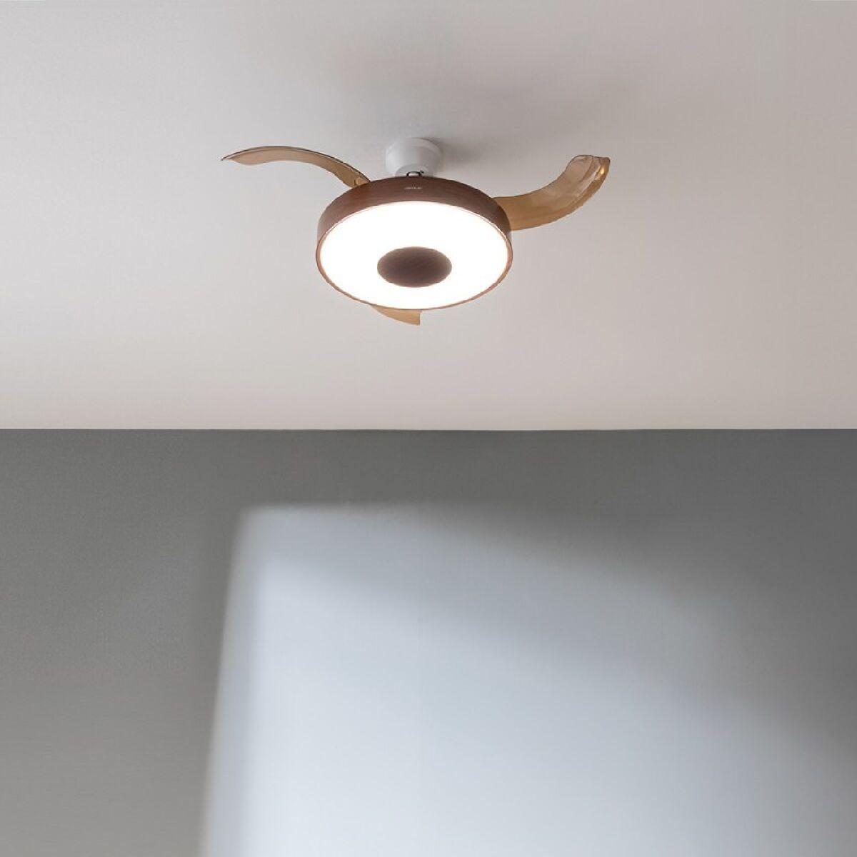 Ventilador de Techo con Luz Cecotec Energysilence Aero 4200 35 W Madera