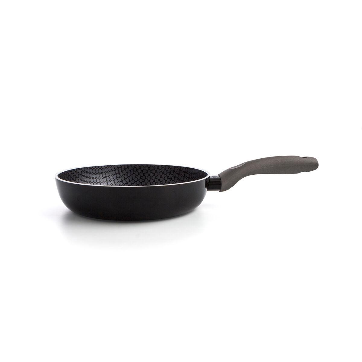 Sartén Quid Honey Negro Metal Ø 24 cm (6 Unidades)