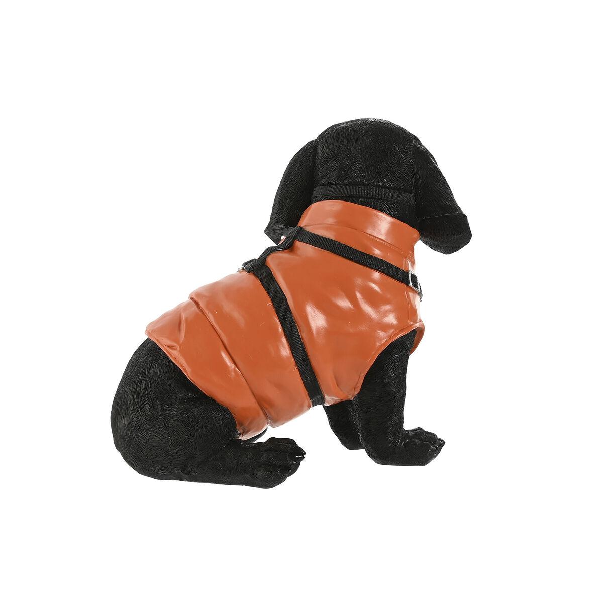 Figura Decorativa Home ESPRIT Marrón Negro Natural Perro Loft 31 X 24 X 29 cm (2 Unidades)