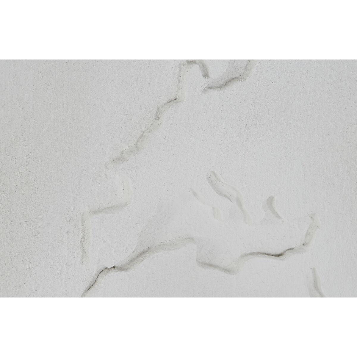 Decoración de Pared Home ESPRIT Blanco Moderno Mapamundi 180 x 4 x 120 cm (3 Piezas)