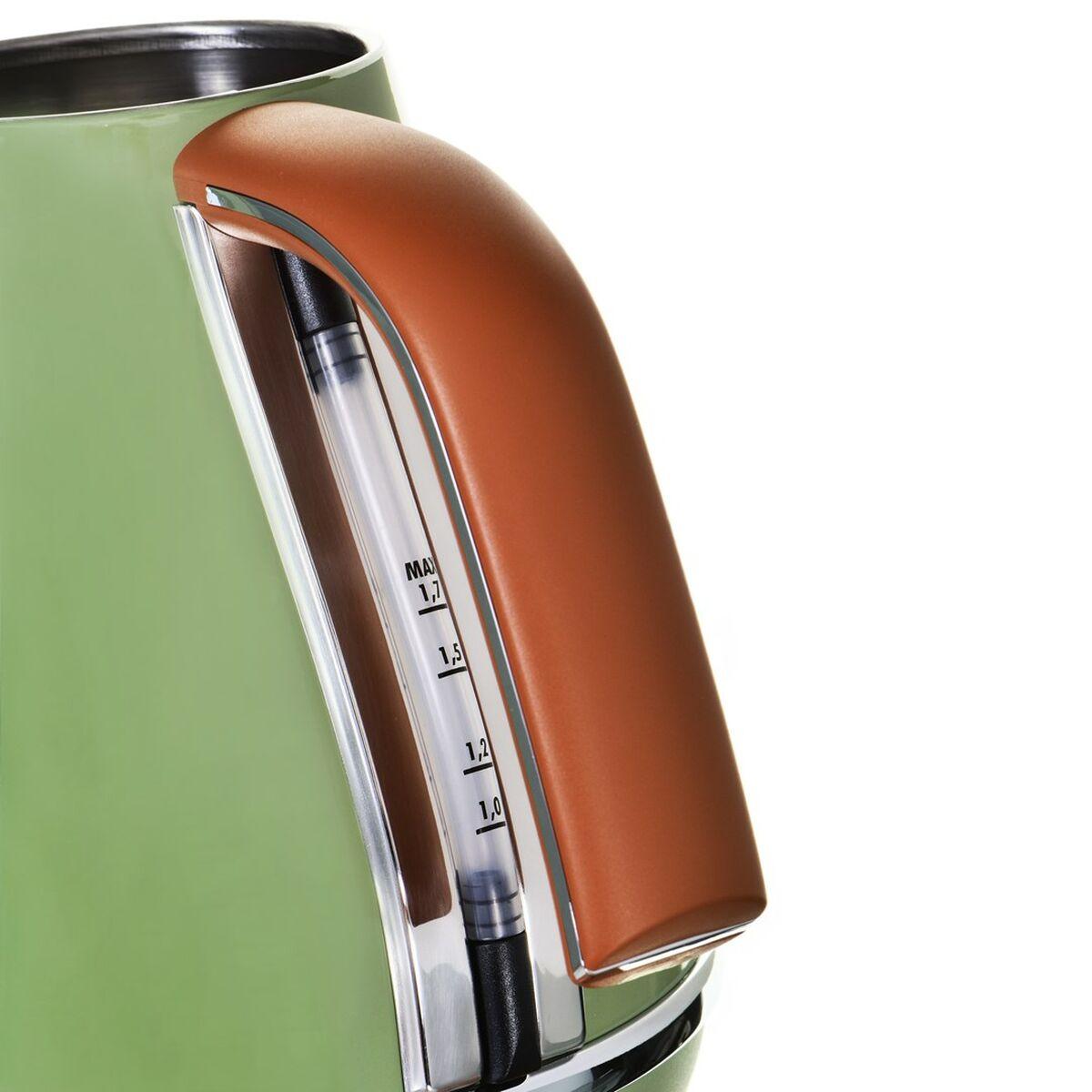 Tetera DeLonghi KBOV 2001.GR Verde Acero Inoxidable 1,7 L