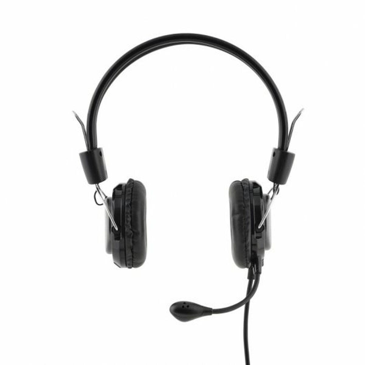 Auriculares con Micrófono Bluestork Plateado