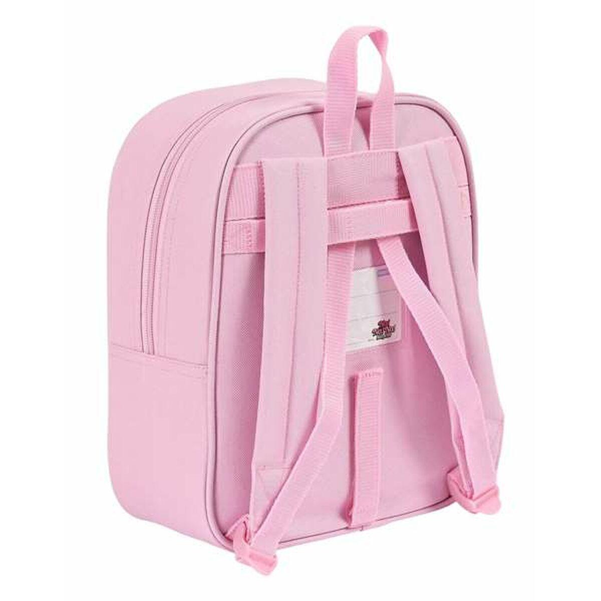 Mochila Escolar Sparkle Rosa claro 22 x 27 x 10 cm
