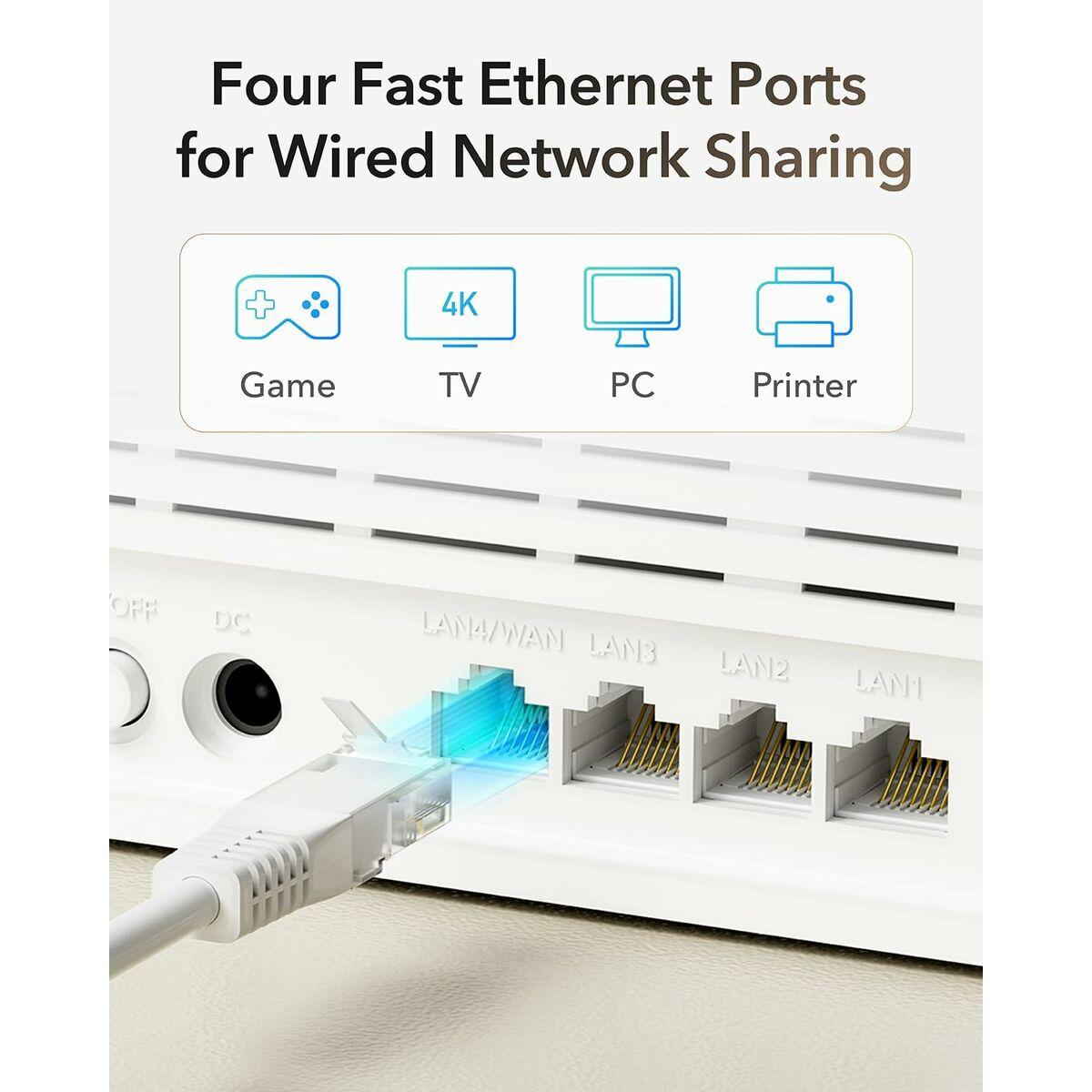 Router Cudy LT400E_EU Blanco RJ45 Wi-Fi 4