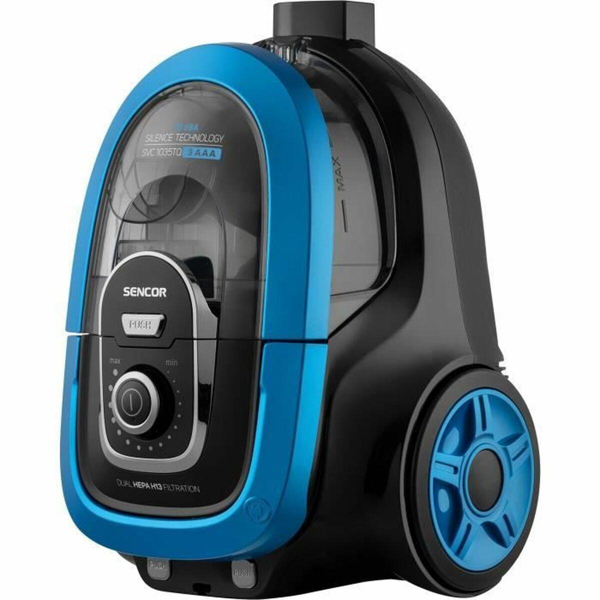 Aspirador Sencor SVC-1035TQ Azul Negro 750 W