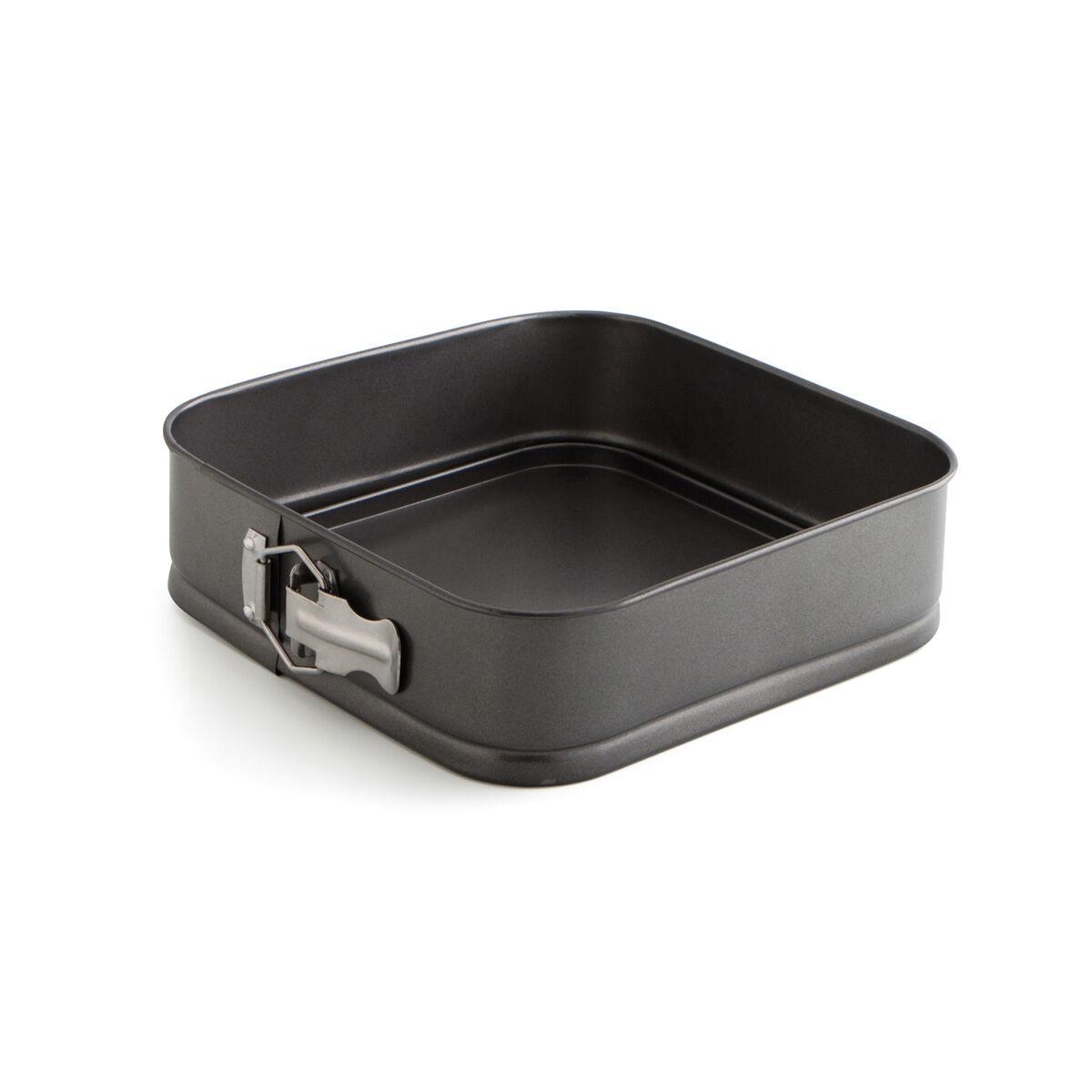 Molde para Repostería Quid Sweet Grey Negro Metal 24 cm (12 Unidades)