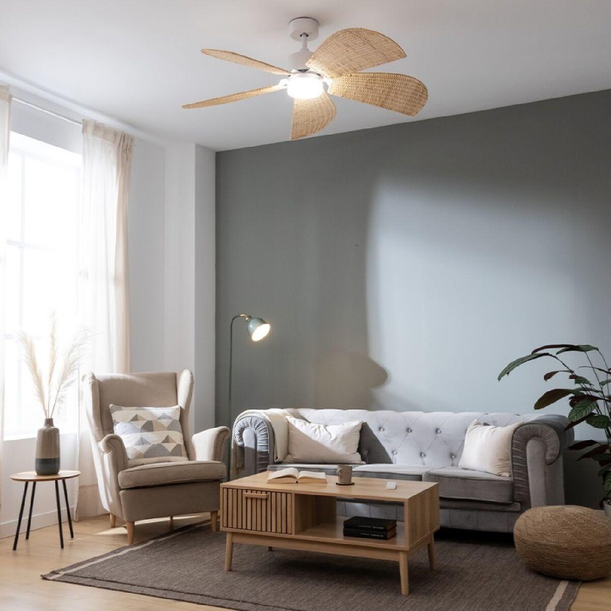 Ventilador de Techo con Luz Cecotec EnergySilence Aero 5250 Natural 18 W 40 W