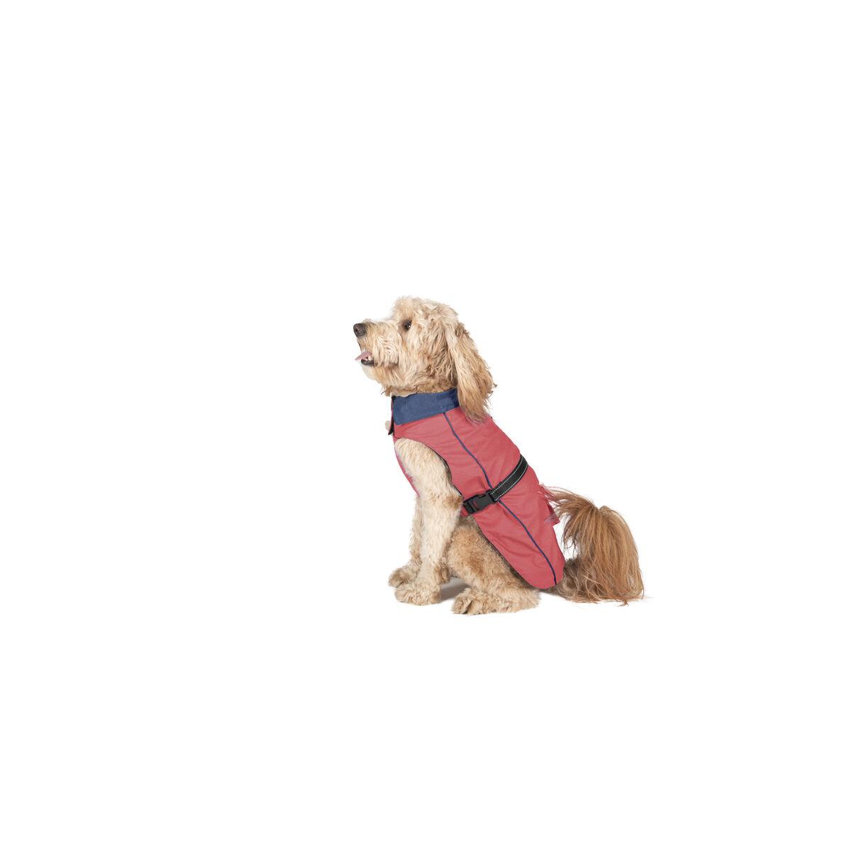 Chubasquero para Perro Dog Gone Smart Coral 55 cm