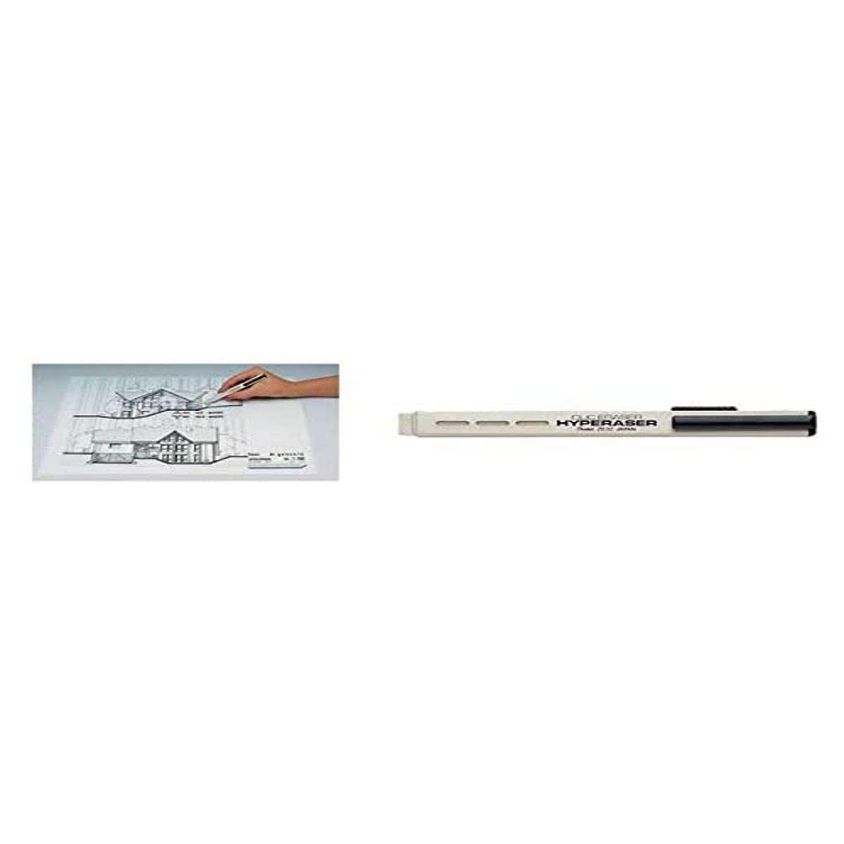 Portagomas Pentel Clic Eraser Hyperaser Plateado