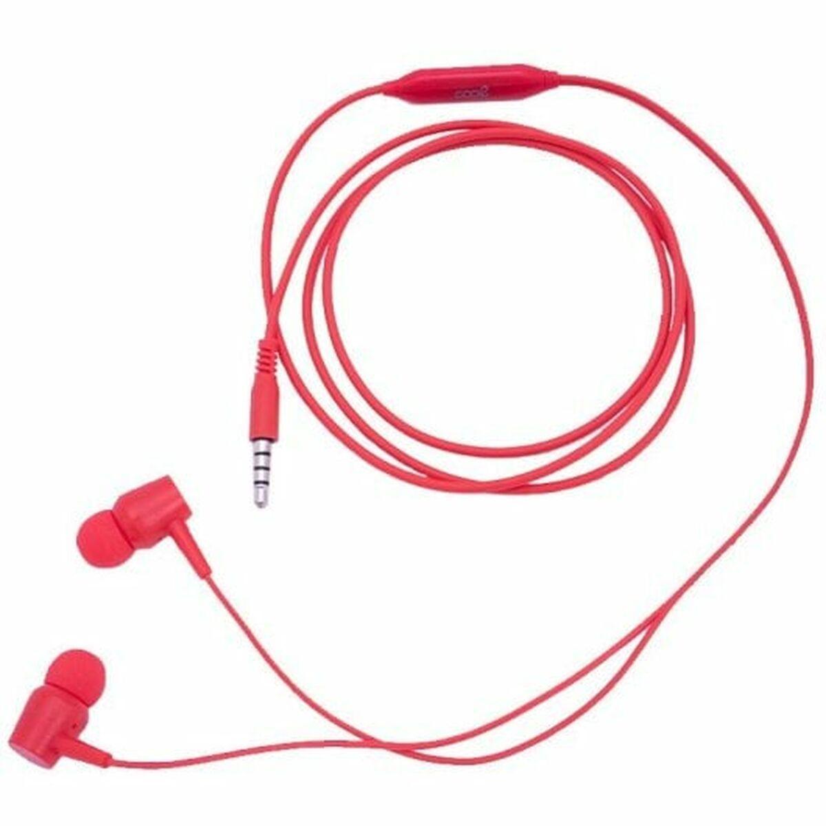Auriculares con Micrófono Cool Rojo