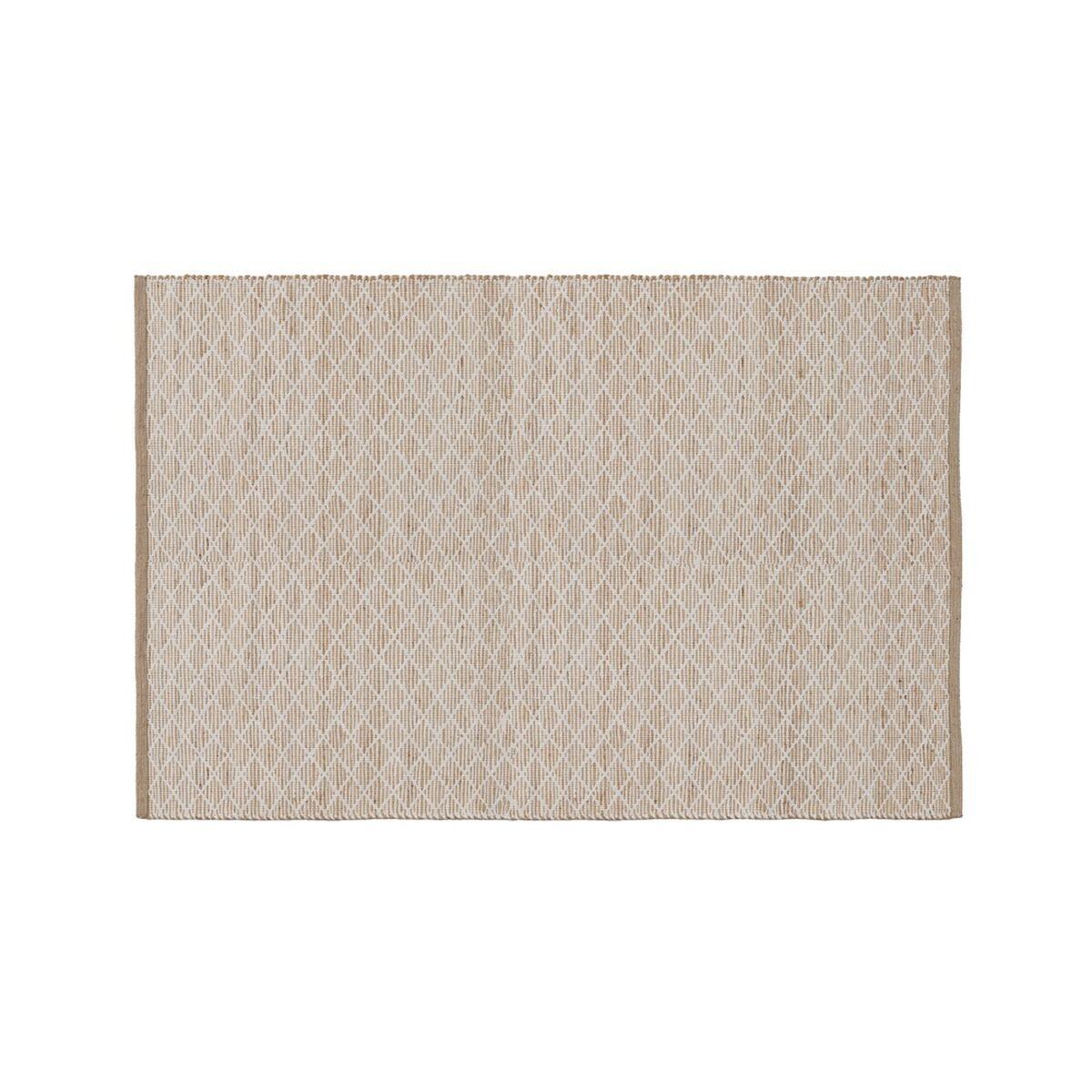 Alfombra Blanco Natural 160 x 1 x 240 cm