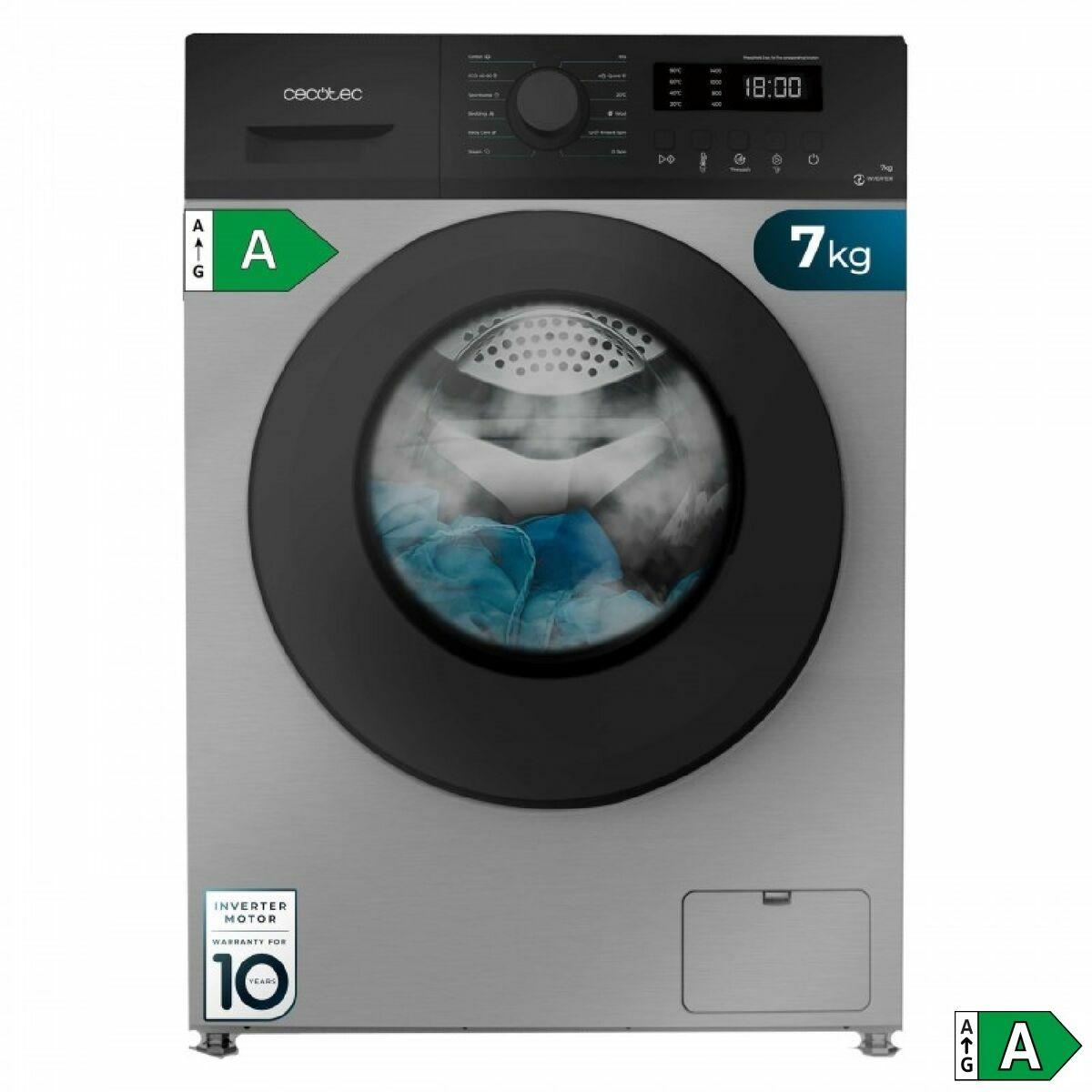 Lavadora Cecotec Bolero DressCode 7150 Inverter 1400 rpm 7 kg