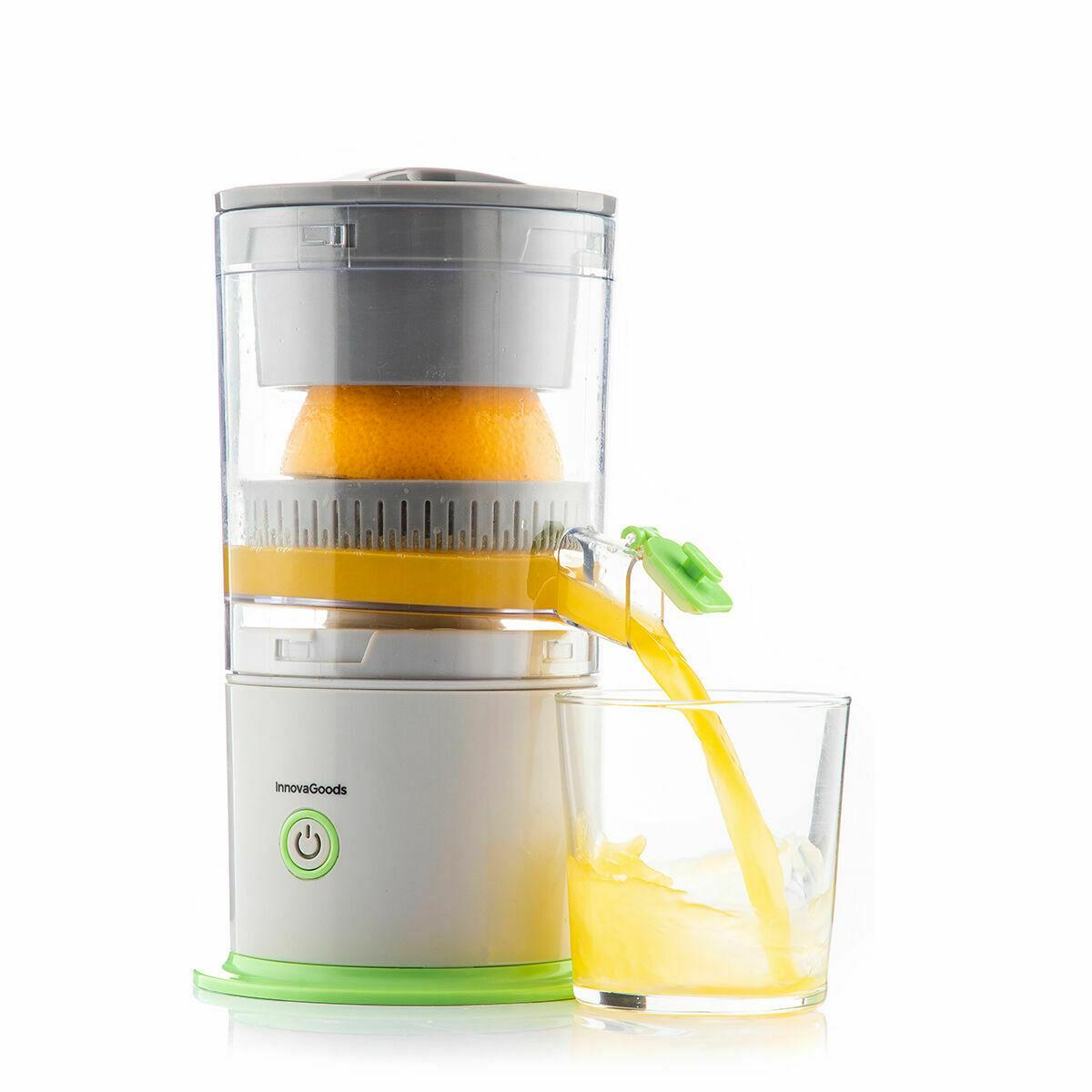 Exprimidor Recargable Automático InnovaGoods ORANGE JUICER Verde Multicolor 250 ml (Reacondicionado B)