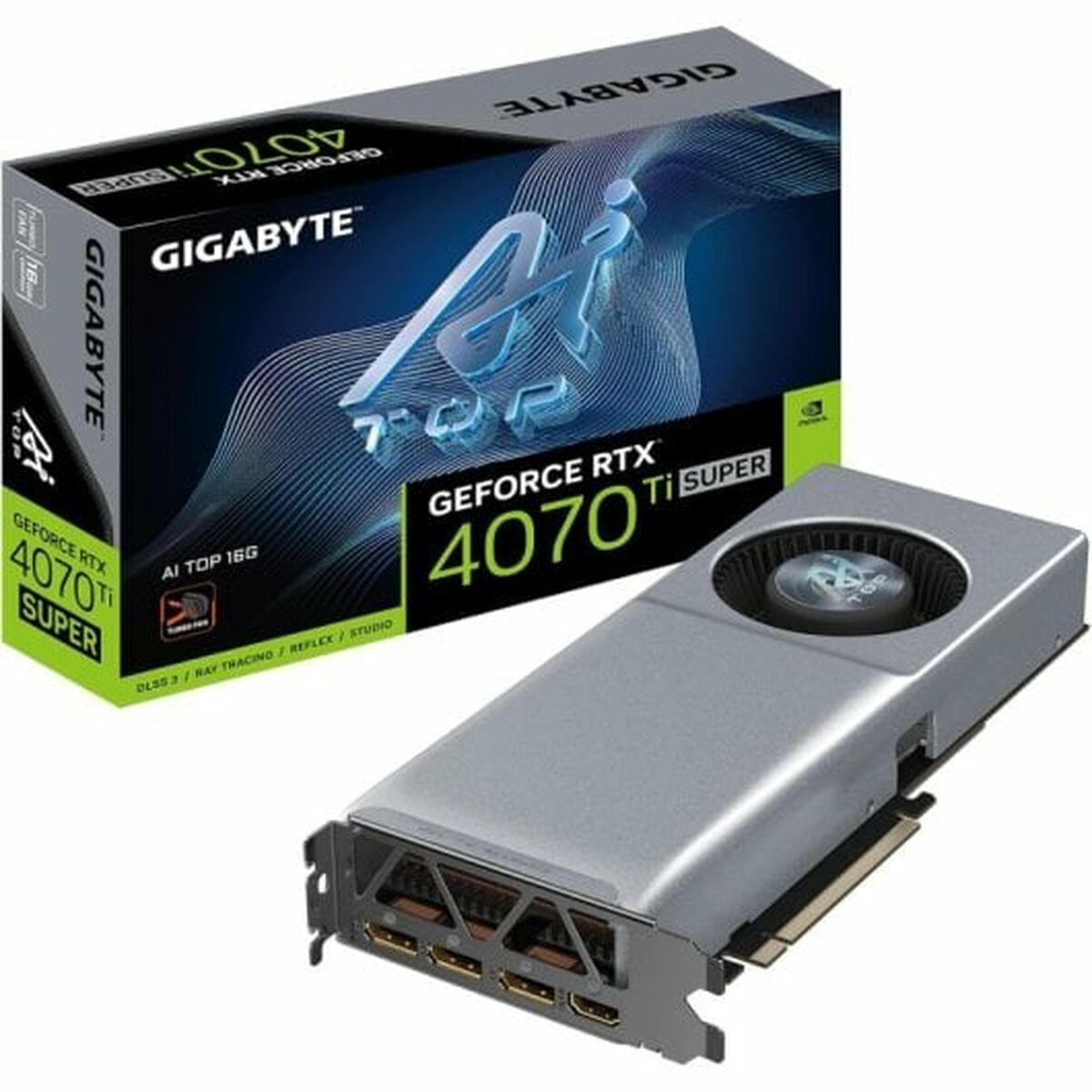 Tarjeta Gráfica Gigabyte GeForce RTX 4070 Ti SUPER AI TOP 16 GB GDDR6 GEFORCE RTX 4070 TI SUPER