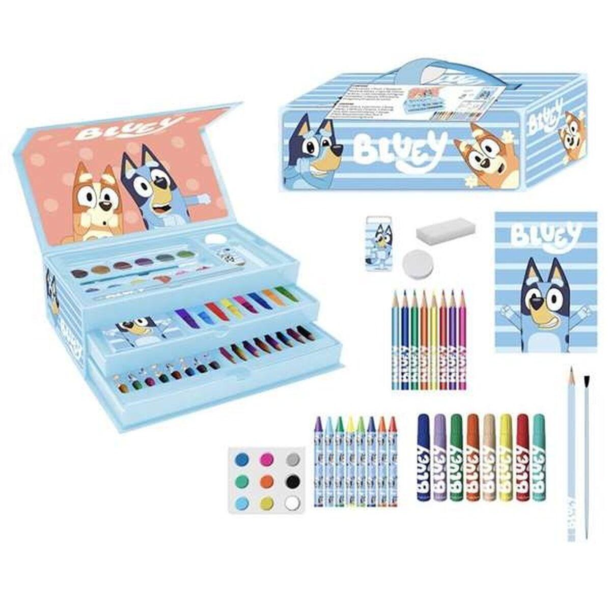 Caja de Pinturas Bluey Azul Maletín