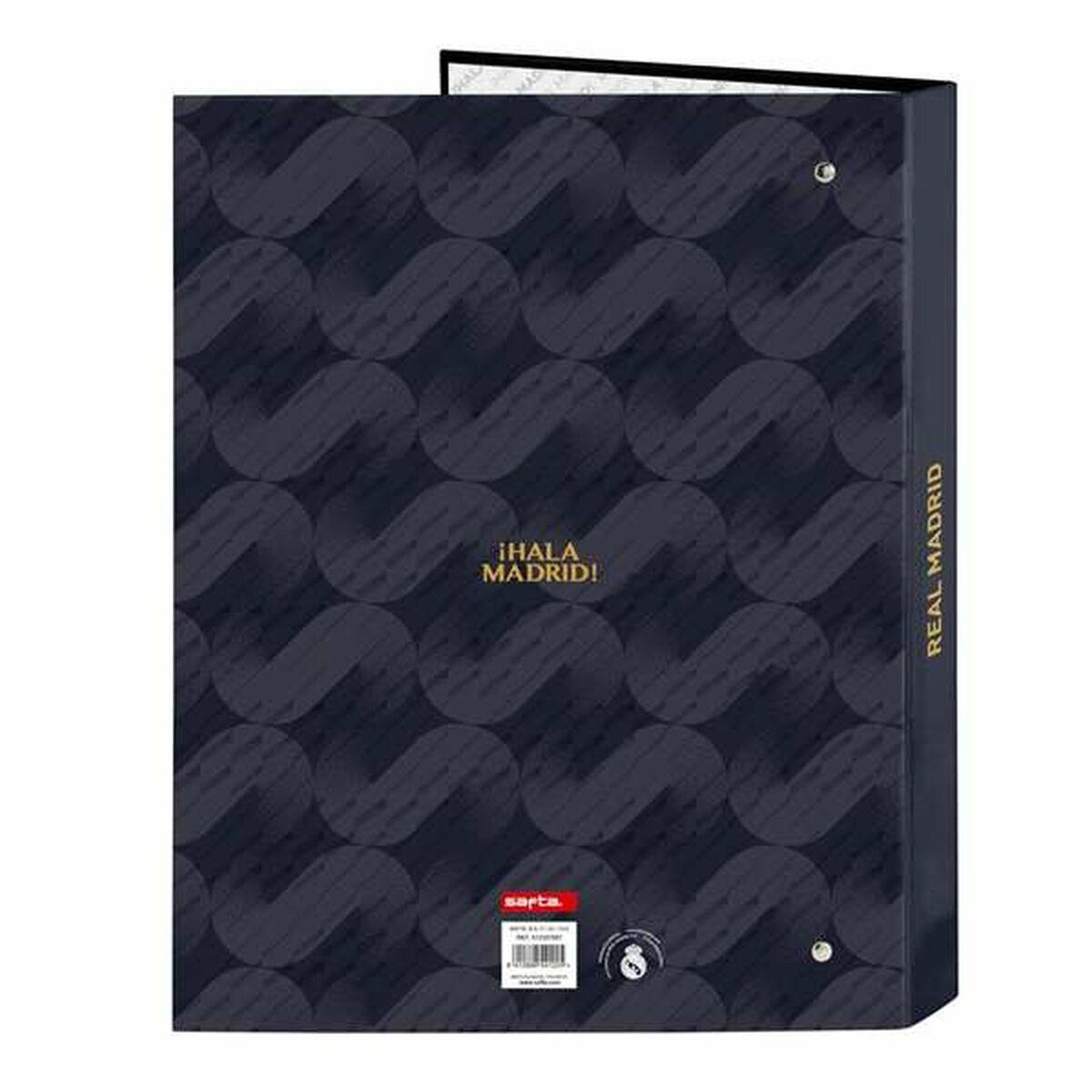 Carpeta de anillas Real Madrid C.F. Azul marino