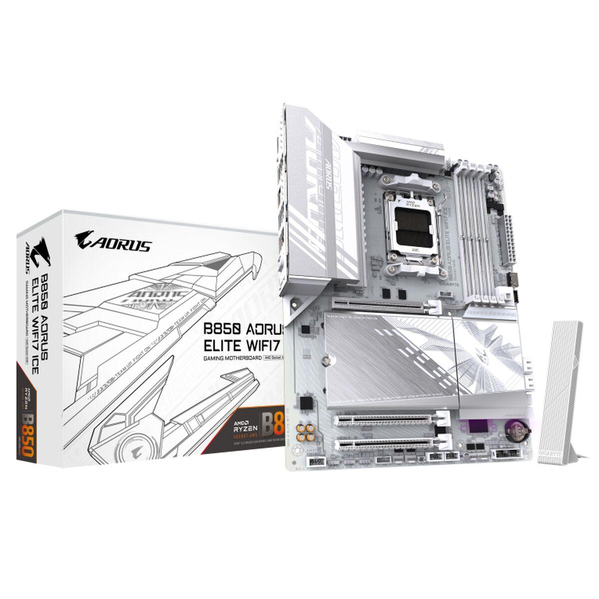 Placa Base Gigabyte B850 A ELITE WF7 ICE Intel Wi-Fi 6 AMD AM5