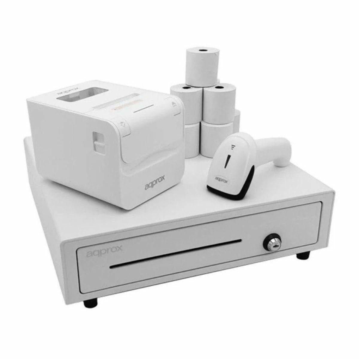 Lector Códigos de Barras approx! APPPOSPACK4180WH2D Blanco